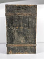 Kasten "Veterinär arztliches Gerät Satz b Kasten 1 Arzneimittel" Wehrmacht. Originallack, Maße 81 x 50 x 33cm