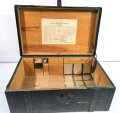 Kasten "Veterinär arztliches Gerät Satz b Kasten 1 Arzneimittel" Wehrmacht. Originallack, Maße 81 x 50 x 33cm