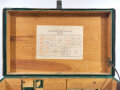 Kasten "Veterinär arztliches Gerät Satz b Kasten 1 Arzneimittel" Wehrmacht. Originallack, Maße 81 x 50 x 33cm