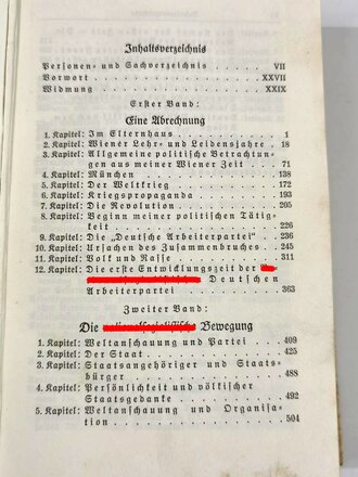 Adolf Hitler " Mein Kampf" Ausgabe 1936 in sehr gutem Zustand