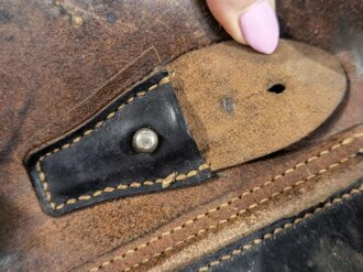 Koffertasche für P08 Wehrmacht, datiert 1938. Getragenes Stück in gutem Zustand