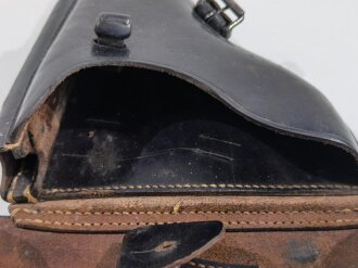 Koffertasche für P08 Wehrmacht, datiert 1938. Getragenes Stück in gutem Zustand