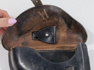 Koffertasche für P08 Wehrmacht, datiert 1938. Getragenes Stück in gutem Zustand