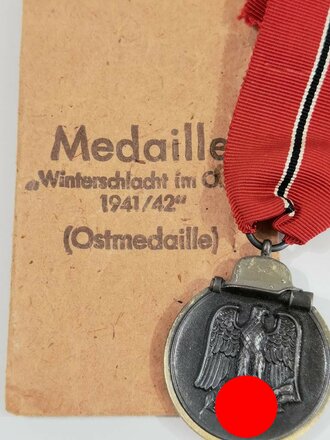 Medaille Winterschlacht im Osten am Band, in Tüte...
