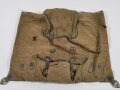 Rucksack für Gebirgstruppen alter Art. Stark getragenes Stück , datiert 1942