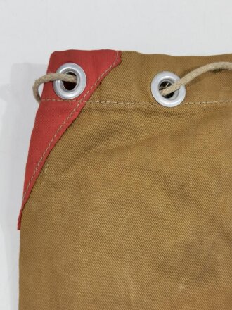 Beutel für in den Rucksack der Gebirgstruppen der Wehrmacht. Getragenes Stück