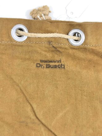 Beutel für in den Rucksack der Gebirgstruppen der Wehrmacht. Getragenes Stück