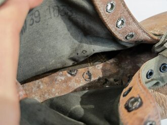 Paar Kletter- oder Hüttenschuhe für Gebirgstruppen der Wehrmacht. Kammerstücke in gutem Zustand, ungereinigt