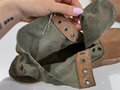 Paar Kletter- oder Hüttenschuhe für Gebirgstruppen der Wehrmacht. Kammerstücke in gutem Zustand, ungereinigt