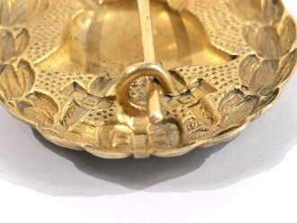 1. Weltkrieg, Verwundetenabzeichen gold, Buntmetall vergoldet. Vermutlich neuzeitliche REPRODUKTION
