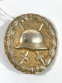 1. Weltkrieg, Verwundetenabzeichen gold, Buntmetall vergoldet. Vermutlich neuzeitliche REPRODUKTION