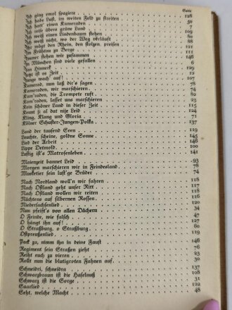 "Uns geht die Sonne nie unter Lieder der Hitler Jugend", Köln, 1934 150 Seiten