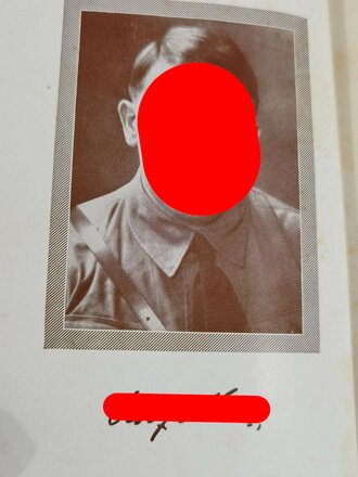 "Mein Kampf (2 Bände)" Adolf Hitler, München, 1933, 781 Seiten gesamt, äußere Umschläge rissig, sonst guter Zustand