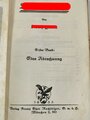 "Mein Kampf (2 Bände)" Adolf Hitler, München, 1933, 781 Seiten gesamt, äußere Umschläge rissig, sonst guter Zustand