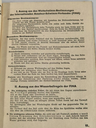 Tages-Programm XI. Olympische Spiele Berlin 1936,, 15. August, 55 Seiten, über DIN A5