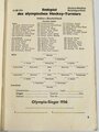 Tages-Programm XI. Olympische Spiele Berlin 1936,, 15. August, 55 Seiten, über DIN A5