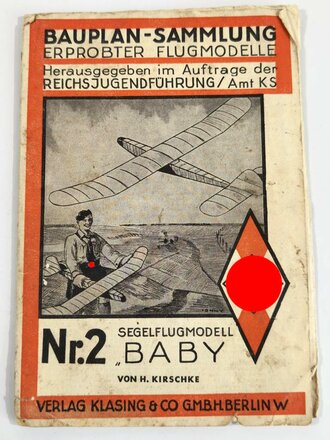 "Bauplan-Sammlung erprobter Flugmodelle Nr. 2 Segelflugmodell Baby" gebraucht