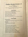 Deutsche Schwimm-Meisterschaften 1935 am 10. und 11. August in Plauen Programm, 31 Seiten, über A5