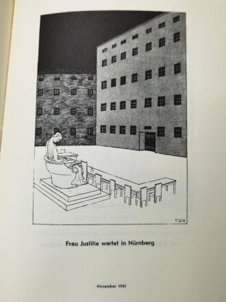 "Gegen Rote und Braune Fäuste" 380 Zeichnungen aus dem Nebelspalter 1932-1948, Rorschach, 1949, ca. 400 Seiten mit Hülle