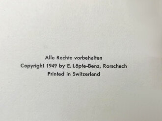 "Gegen Rote und Braune Fäuste" 380 Zeichnungen aus dem Nebelspalter 1932-1948, Rorschach, 1949, ca. 400 Seiten mit Hülle