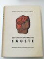 "Gegen Rote und Braune Fäuste" 380 Zeichnungen aus dem Nebelspalter 1932-1948, Rorschach, 1949, ca. 400 Seiten mit Hülle