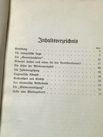 "Protestantische Rompilger Der Verrat an Luther und der Mythos des 20. Jahrhunderts", A. Kosenberg, München, 1937, 86 Seiten, über A5