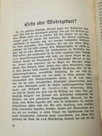 "Protestantische Rompilger Der Verrat an Luther und der Mythos des 20. Jahrhunderts", A. Kosenberg, München, 1937, 86 Seiten, über A5