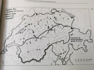 "Die Schweizer Flieger- und Fliegerabwehrtruppen1939-1945 Aufträge und Einsatz", Rutschmann, Thun, 1989, 396 Seiten, guter Zustand