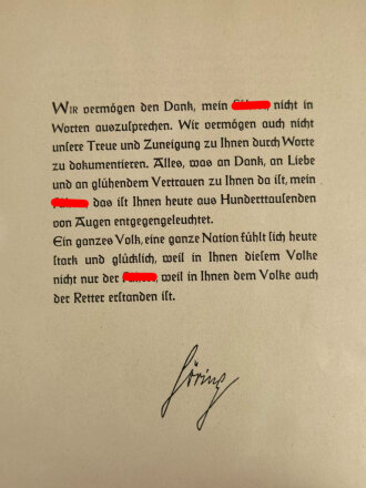 Sammelbilderalbum "Adolf Hilter" - Bilder aus dem Leben des Führers, 135 Seiten, komplett
