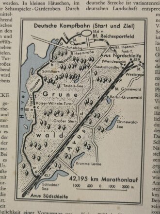 "Olympia 1936" - Band 1 Die Olympischen Spiele 1936 in Berlin und Garmisch-Partenkirchen,  keine Bilder eingeklebt!, 127 Seiten, stockfleckig