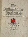 "Olympia 1936" - Band 1 Die Olympischen Spiele 1936 in Berlin und Garmisch-Partenkirchen,  keine Bilder eingeklebt!, 127 Seiten, stockfleckig