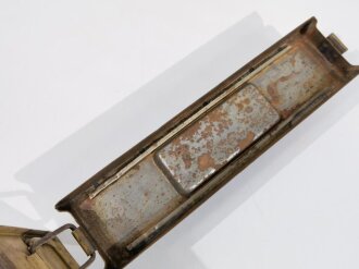 Gurtkasten für Maschinengewehr Wehrmacht. Originallack, ungereinigtes Stück