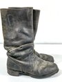 Paar Stiefel für Mannschaften der Wehrmacht. Ungereinigtes Paar, Sohlenlänge 28,5cm