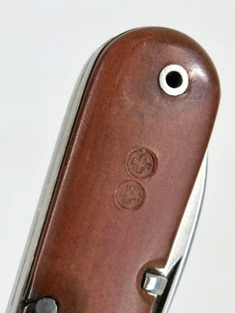 Schweiz, Taschenmesser für Armeeangehörige datiert 1952. Gebraucht