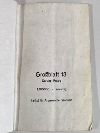 Karte des Deutschen Reiches "Großblatt 13...