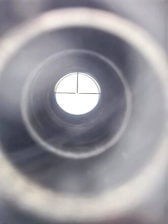 Zielfernrohr "Zielvier" von Carl Zeiss Jena, klare Durchsicht, Fertigung aus der Zeit des 2.Weltkrieg, vermutlich zivile Ausführung