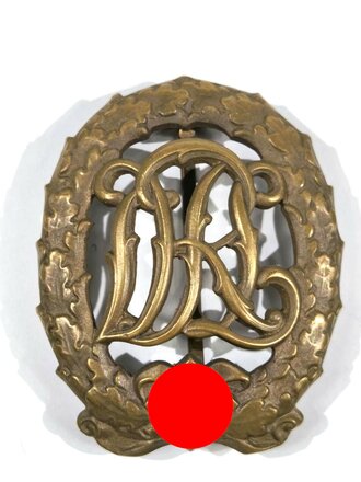 Deutsches Reichsportabzeichen DRL in Bronze. Schöner Zustand. Hersteller Wernstein Jena