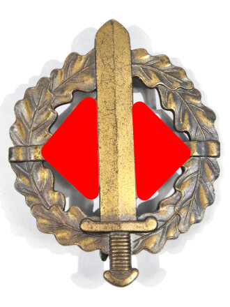 SA Sportabzeichen in Bronze Typ. 2. Hersteller R. Sieper & Söhne. Sehr schöner Zustand