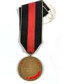 Anschlussmedaille Sudetenland (01. Oktober 1938) mit Band. Schöner Zustand