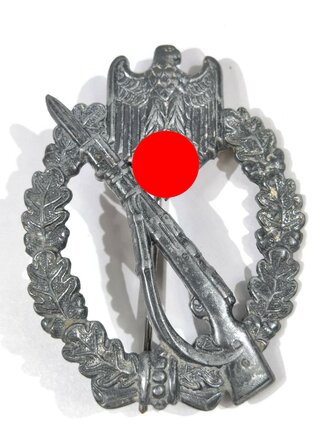 Infanterie- Sturmabzeichen in Silber. nicht magnetisch.