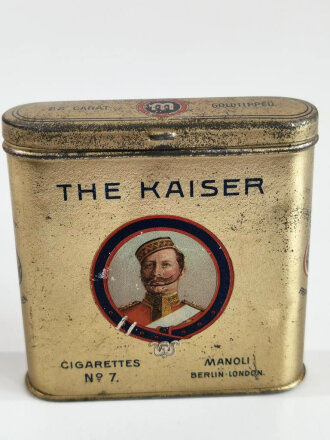 Blechdose "The Kaiser Cigarettes No7" Manoli...