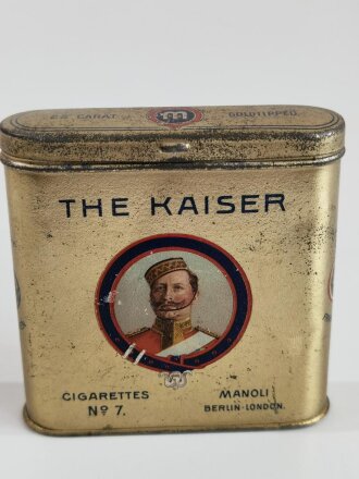 Blechdose "The Kaiser Cigarettes No7" Manoli...