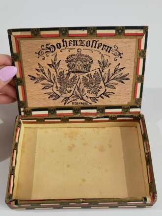 Holzschachtel für Zigarren "Hohenzollern"