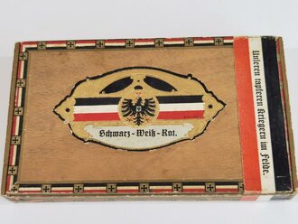 Holzschachtel für Zigarren "Schwarz -...