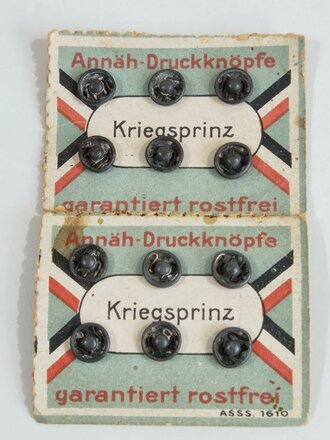 "Kriegsprinz" Annäh Druckknöpfe