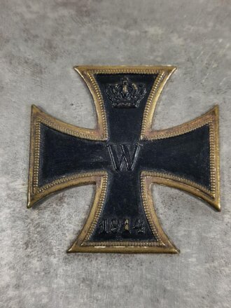 1.Weltkrieg, Zigarrenetui mit aufgelegtem eisernen Kreuz