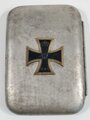 1.Weltkrieg, Zigarrenetui mit aufgelegtem eisernen Kreuz