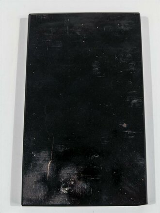 1.Weltkrieg, Glasguss ? Platte mit eisernem Kreuz 2.Klasse 1914, Maße 10 x 17cm