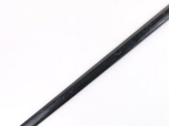 Scheide für einen Degen, Originallack, Gesamtlänge 83cm, Mundblech innen gemessen 23,7mm