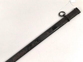 Scheide für einen Infanterie Offizierdegen IOD89. Originallack, Gesamtlänge 79cm